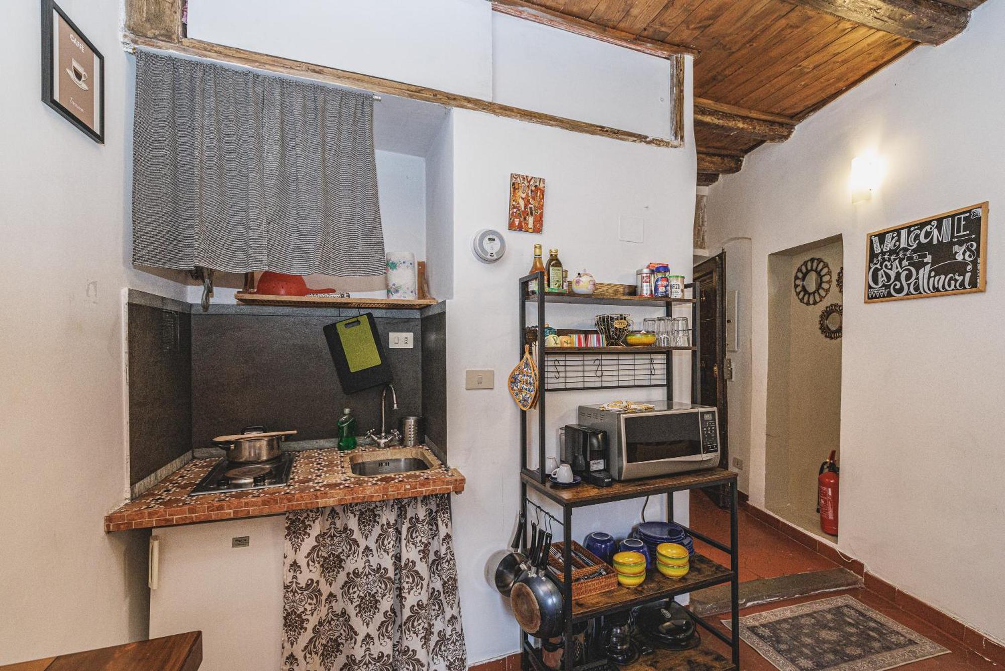 Apartmán Campo De Fiori - Casa Pettinari 78 Řím Exteriér fotografie